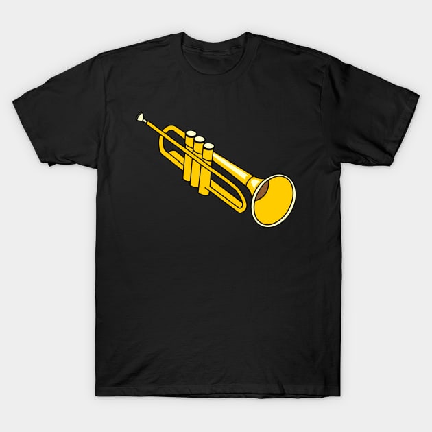 Trumpet T-Shirt by Barthol Graphics